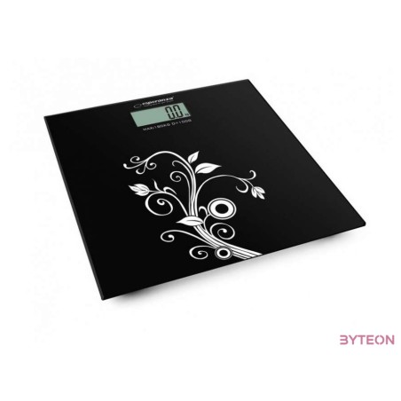 Esperanza Yoga fürdoszoba mérleg, fekete