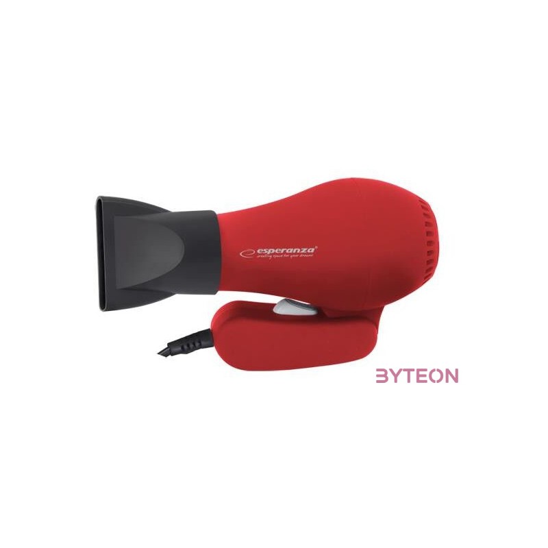 Esperanza Aurora hajszárító 750W, piros