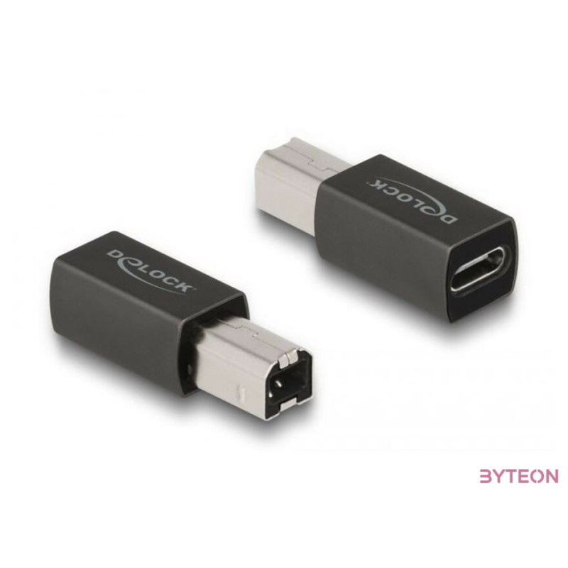 Delock USB 2.0 adapter USB Type-C anya  B-típusú apa