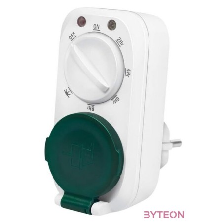 Logilink Mechanikus időkapcsoló sötétedés érzékelővel, IP44, kültéri