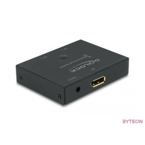 Delock DisplayPort 2 - 1 kapcsoló kétirányú 8K 30 Hz