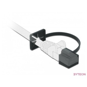 Delock Porvédő az RJ45 dugó rögzítővel fekete