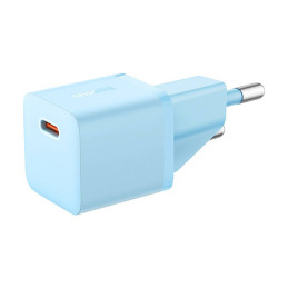 Mini wall charger Baseus GaN5 20W (blue)