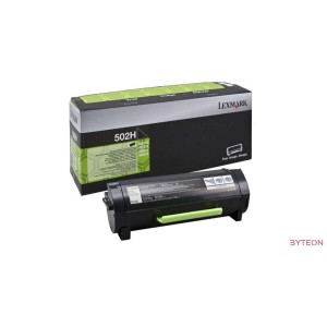 Lexmark 502H - Fekete, nagy kapacitású