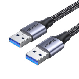 USB3.0 cable Male USB-A to Male USB-A UGREEN 2A, 2m (black)