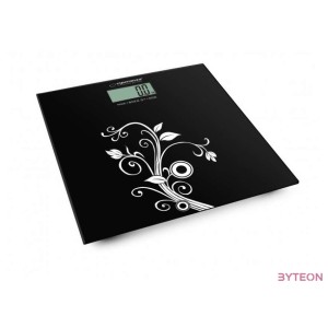 Esperanza Yoga fürdoszoba mérleg, fekete