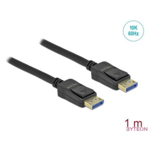 Delock DisplayPort kábel 10K 60 Hz 54 Gbps 1 m
