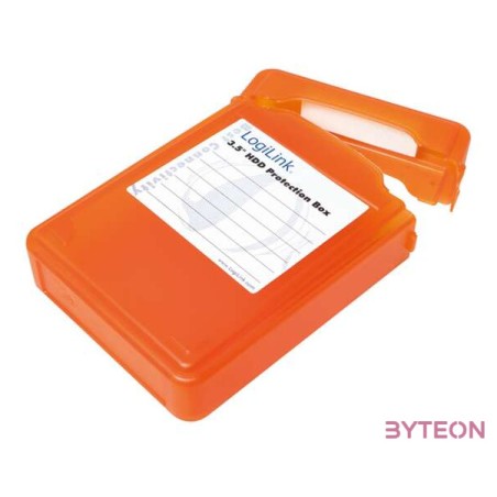 Logilink 3,5 HDD Védődoboz, narancssárga