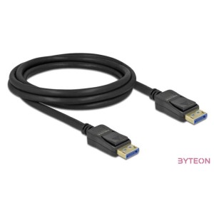 Delock DisplayPort kábel 10K 60 Hz 54 Gbps 2 m