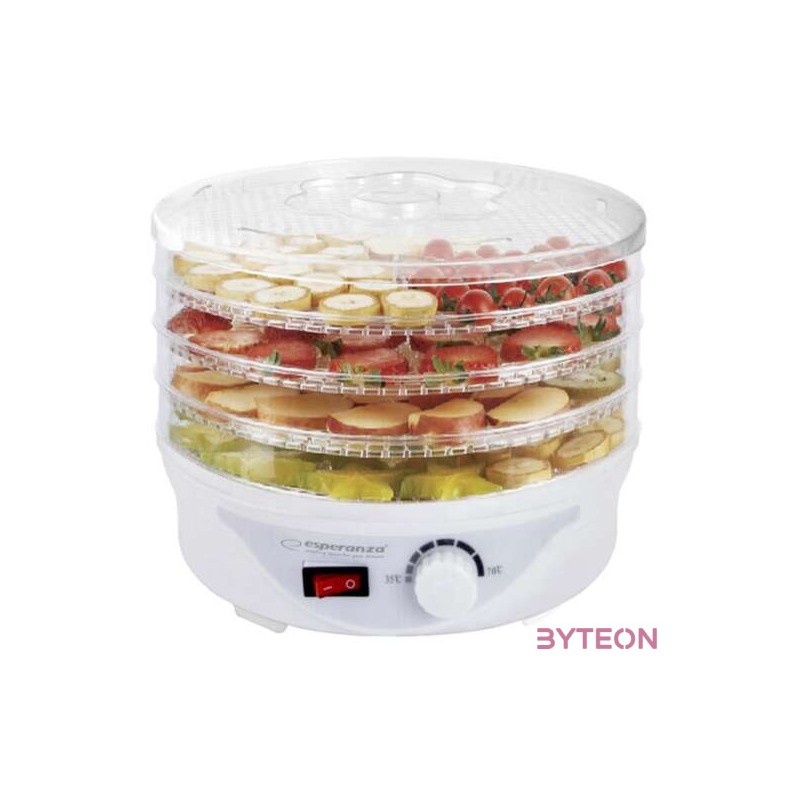 Esperanza DÉLICATESSE aszalógép, fehér