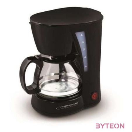 Esperanza Robusta filteres kávéfozo, 0.6 liter, fekete