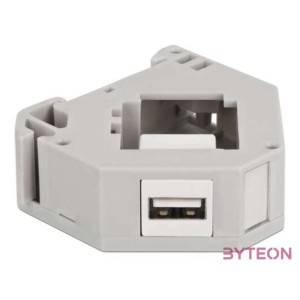Delock DIN sín adapter Keystone A-típusú USB 2.0 anya csatlakozó felülettel