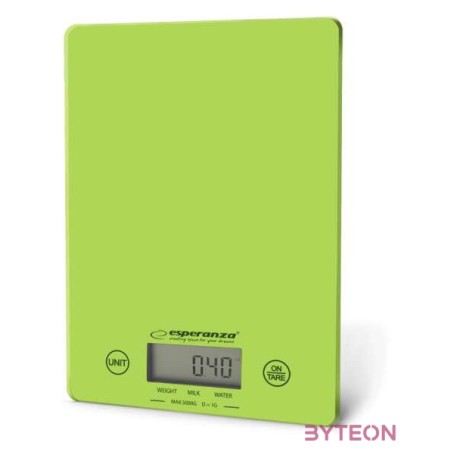 Esperanza Lemon konyhai mérleg, zöld