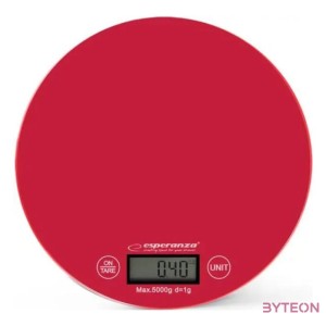 Esperanza Mango konyhai mérleg, piros