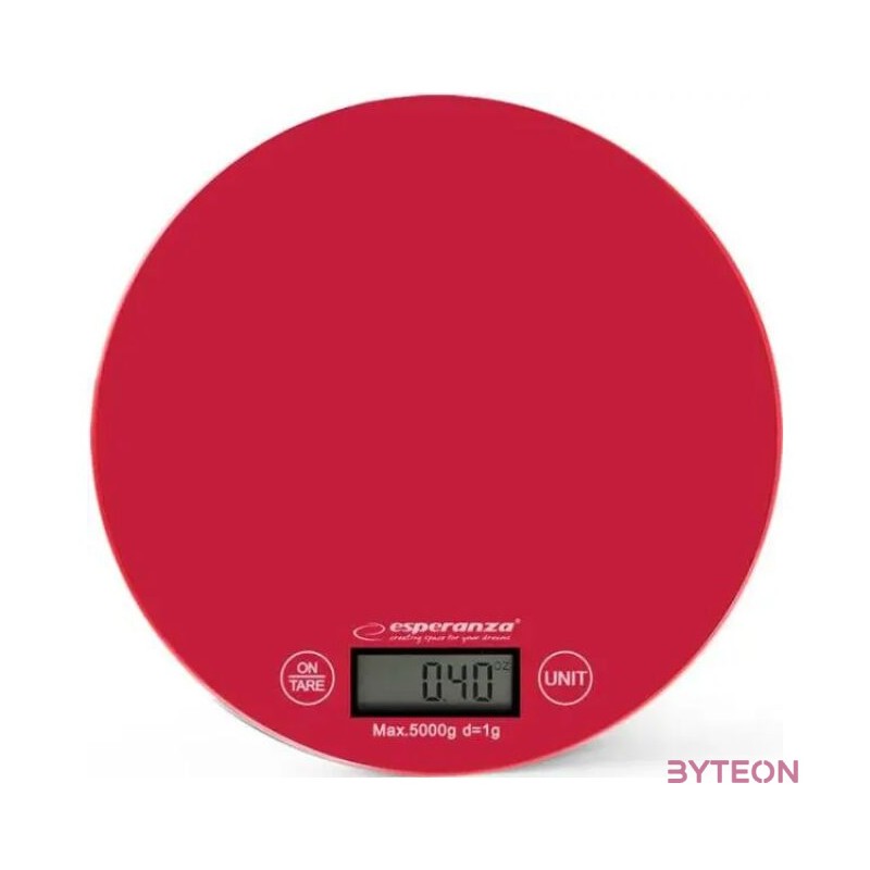 Esperanza Mango konyhai mérleg, piros