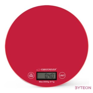 Esperanza Mango konyhai mérleg, piros