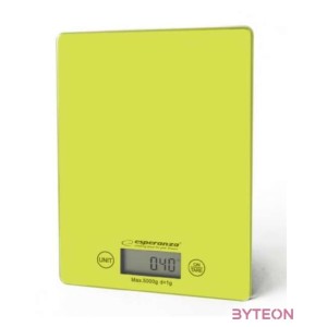 Esperanza Lemon konyhai mérleg, zöld