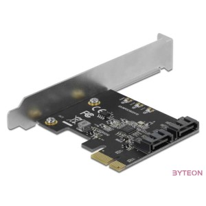 Delock 2 portos SATA PCI Express Kártya - alacsony profilú formatényező