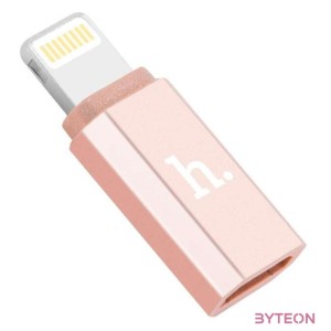 HOCO Adaptor connector - lightning - micro USB rose gold