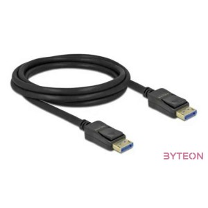 Delock DisplayPort kábel 10K 60 Hz 54 Gbps 2 m