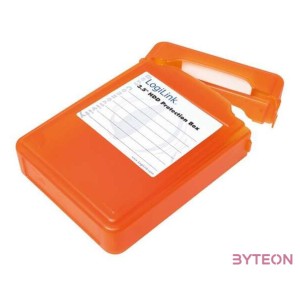 Logilink 3,5 HDD Védődoboz, narancssárga