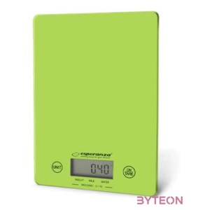 Esperanza Lemon konyhai mérleg, zöld