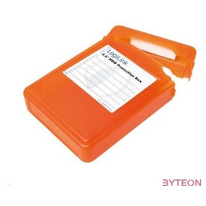 Logilink 3,5 HDD Védődoboz, narancssárga