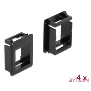 Delock Keystone modultartó tokokhoz (4 db) fekete