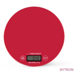 Esperanza Mango konyhai mérleg, piros