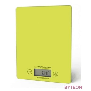 Esperanza Lemon konyhai mérleg, zöld