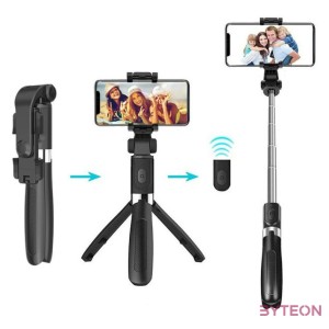 Media-Tech 2in1 selfiebot és tripod bluetooth távirányítóval