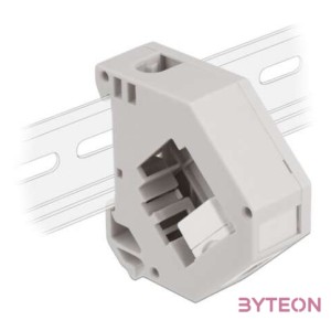 Delock DIN sín adapter Keystone A-típusú USB 2.0 anya csatlakozó felülettel