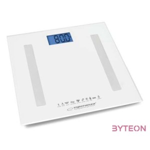Esperanza B.Fit 8 in1 Bluetooth okos fürdőszoba mérleg, fehér