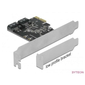 Delock 2 portos SATA PCI Express Kártya - alacsony profilú formatényező