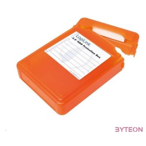 Logilink 3,5 HDD Védődoboz, narancssárga