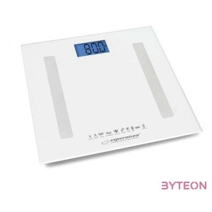 Esperanza B.Fit 8 in1 Bluetooth okos fürdőszoba mérleg, fehér