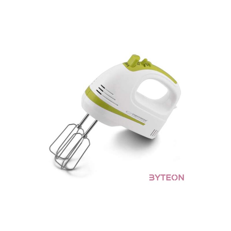 Esperanza Apple Pie 400W kézi mixer, fehér-zöld