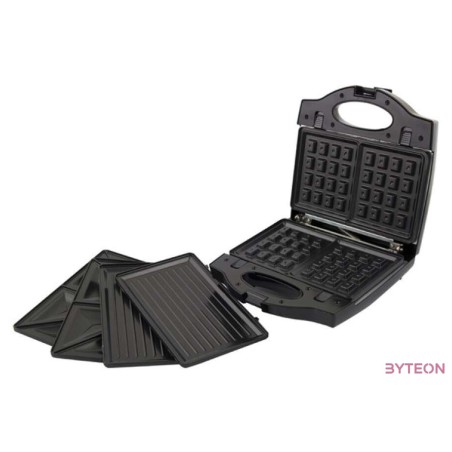 Esperanza Portabella 3in1 melegszendvics süto 750 W fekete