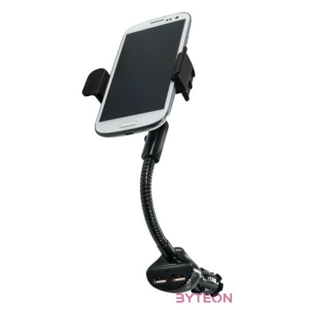 Logilink okostelefon autós tartó és töltő, 15,5W