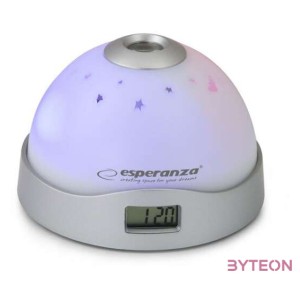 Esperanza Projektoros ébresztőóra led világítással