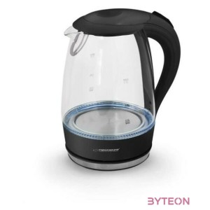 Esperanza Salto elektromos vízforraló 1.7 liter, led világítással, fekete