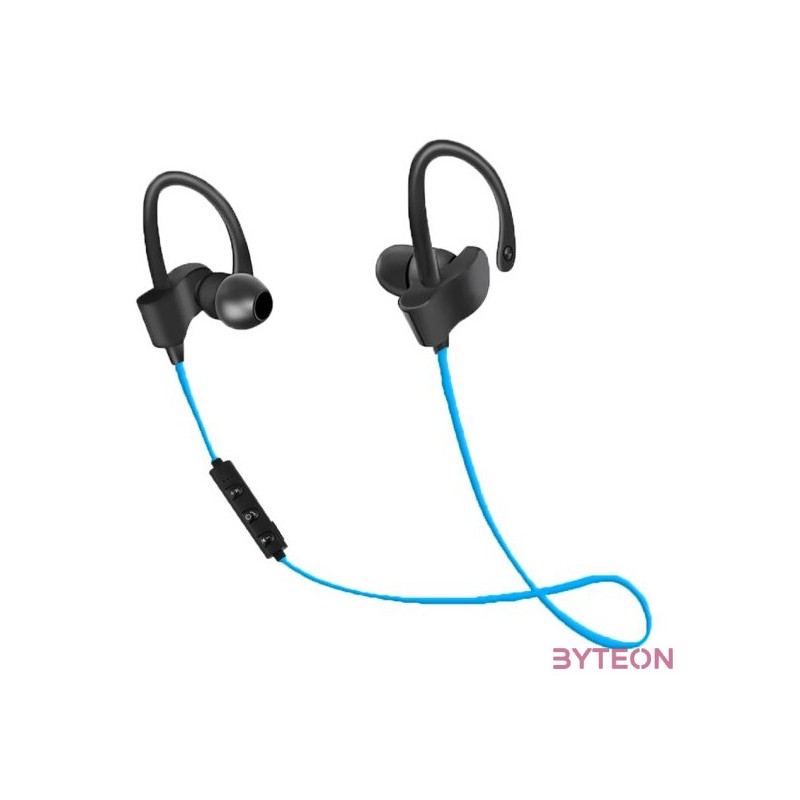 Esperanza Bluetooth mikrofonos sport fülhallgató, kék