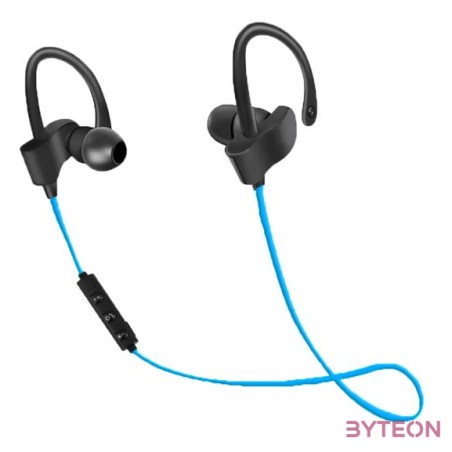 Esperanza Bluetooth mikrofonos sport fülhallgató, kék