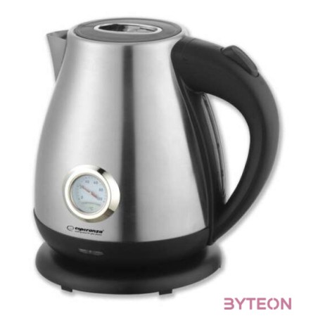 Esperanza Thames elektromos vízforraló homérséklet jelzovel 1,7 liter, inox