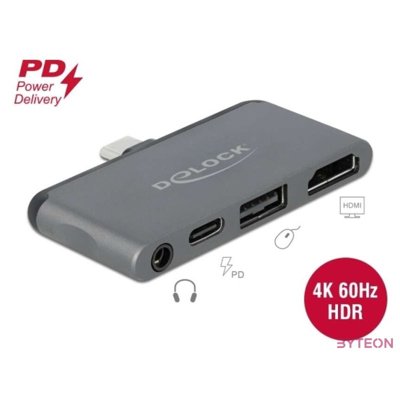 Delock Mini-dokkoló állomás iPad Pro készülékekhez 4K 60 Hz-en