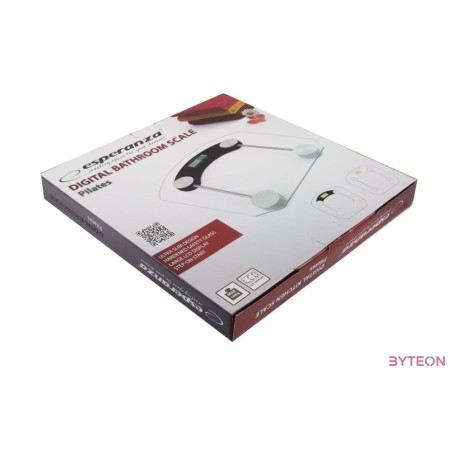 Esperanza Pilates fürdőszoba mérleg, fekete