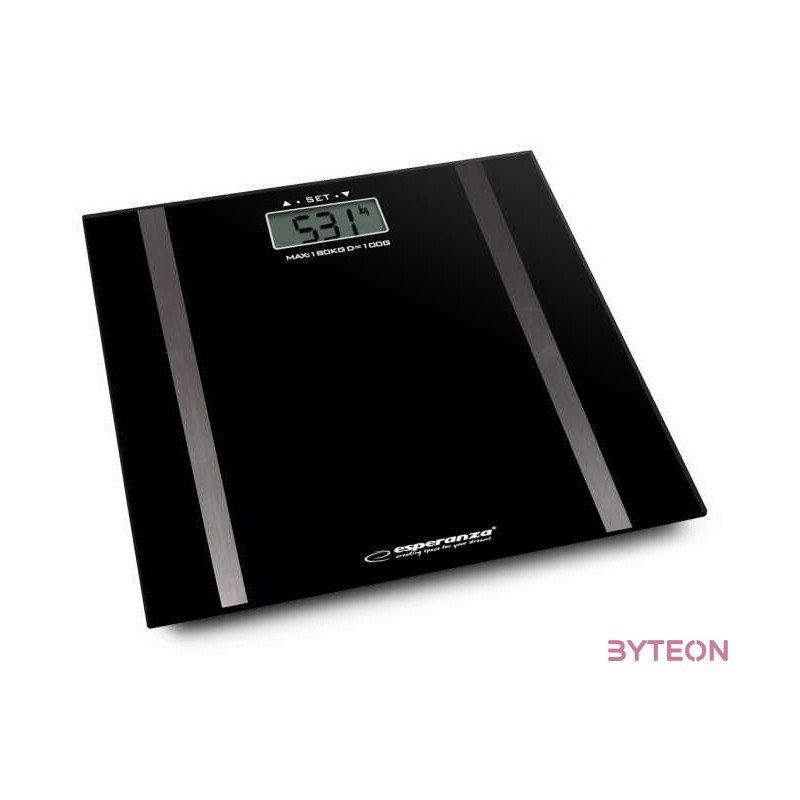 Esperanza Samba fürdőszoba mérleg, fekete