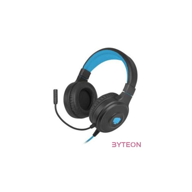 Fury WARHAWK RGB mikrofonos gamer fejhallgató, fekete-kék