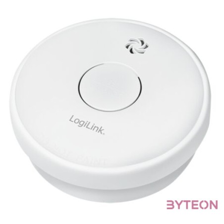Logilink Füstérzékelő cserélhető cink-karbon elemmel