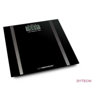 Esperanza Samba fürdőszoba mérleg, fekete